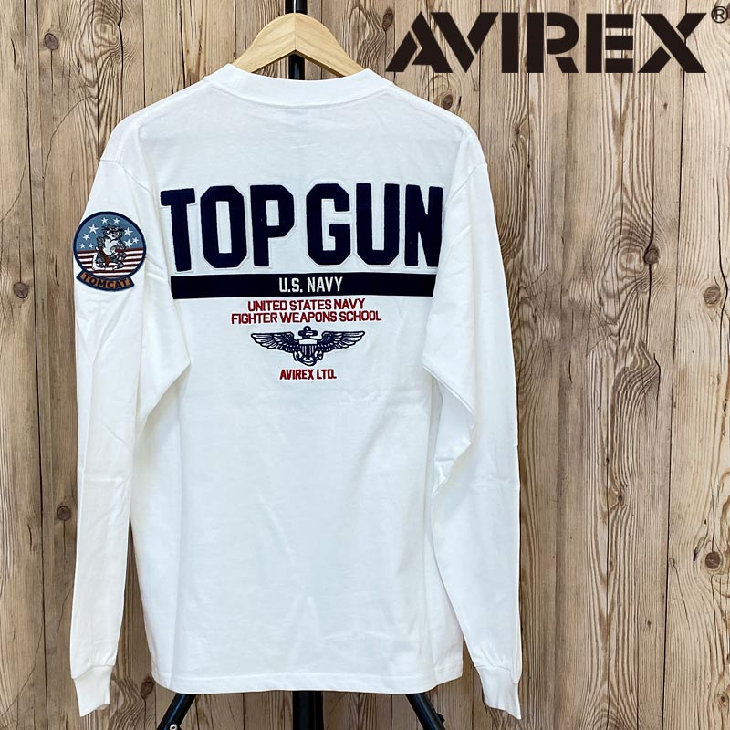 AVIREX（アヴィレックス） TOP GUN トップガン 長袖Tシャツ ロングT