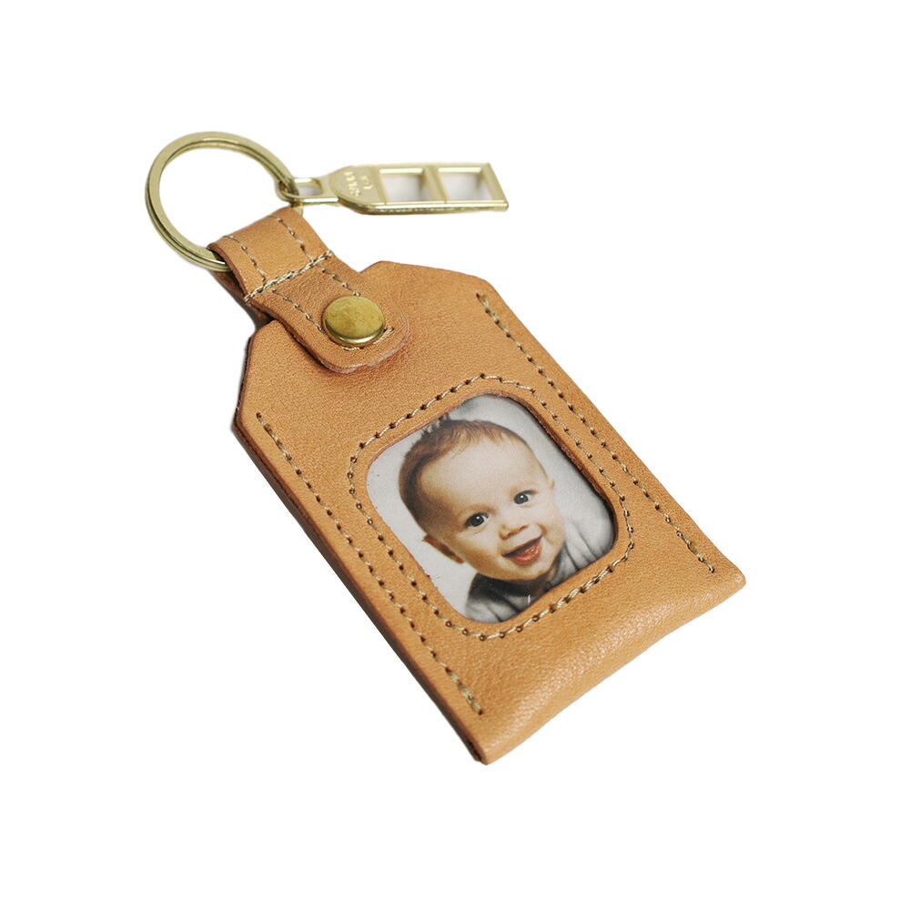 GRIMM LAB グリムラボ 御守り フォト キーホルダー 日本製 レザー 革