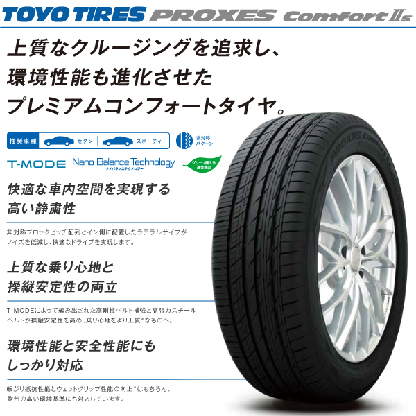 PROXES 245/50R18 4本セット プロクセス コンフォート2エス 国産