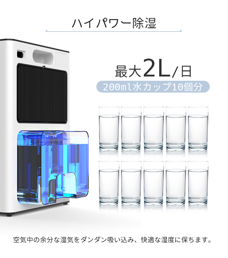 クーポンで7,973円！／2025最新型 除湿機 ハイブリッド式 衣類乾燥