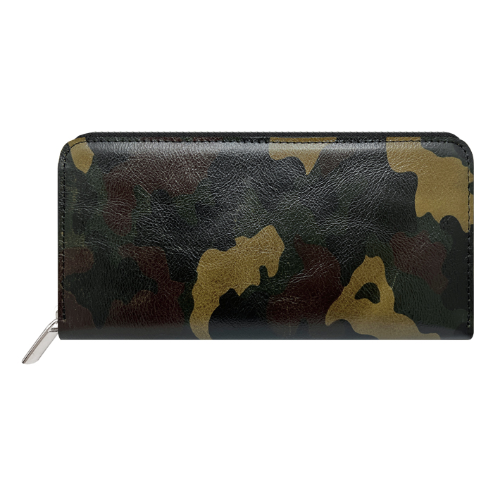 財布 長財布 本革 迷彩 メンズ レディース レザー ロング ウォレット