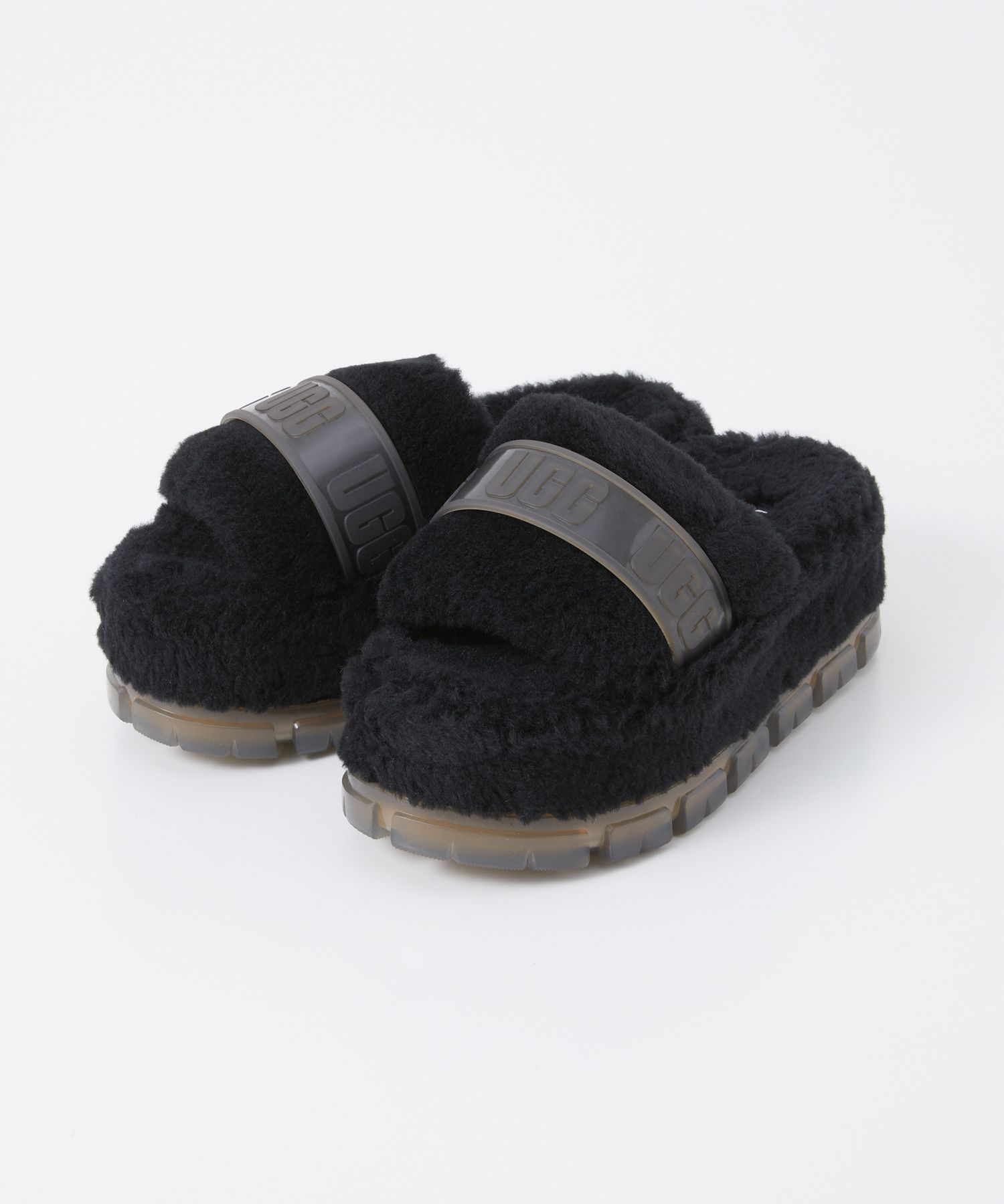 UGG（アグ） UGG 1131971 サンダル フラッフィータ クリア レディース