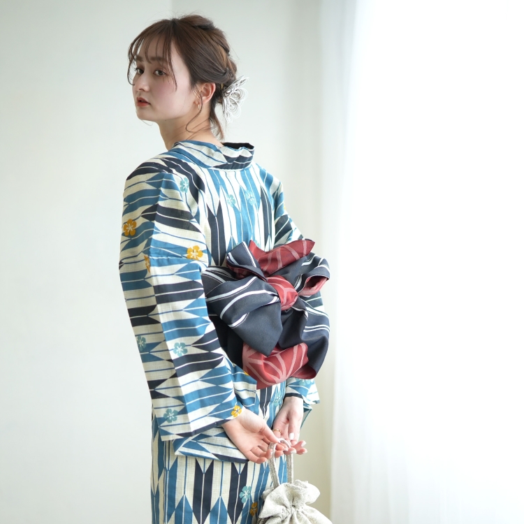 utatane 浴衣 セット レディース 浴衣3点セット 浴衣/帯/下駄 古典柄