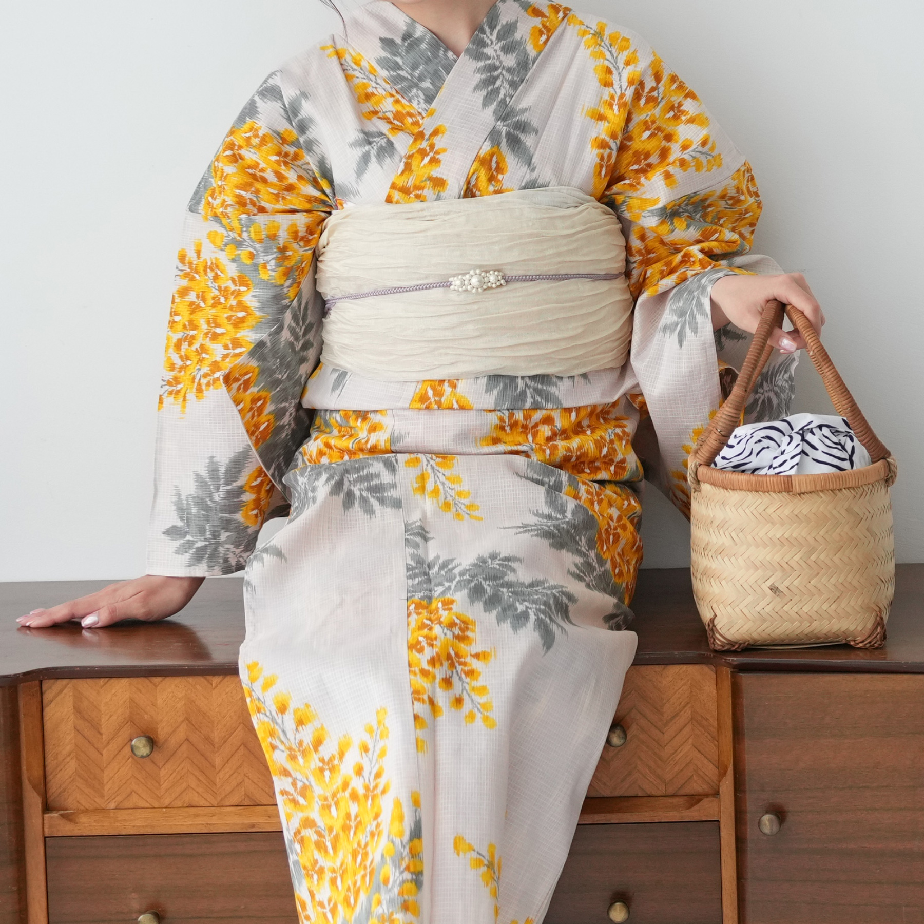 utatane 浴衣 レディース セット 3点セット（浴衣 帯 下駄）utatane