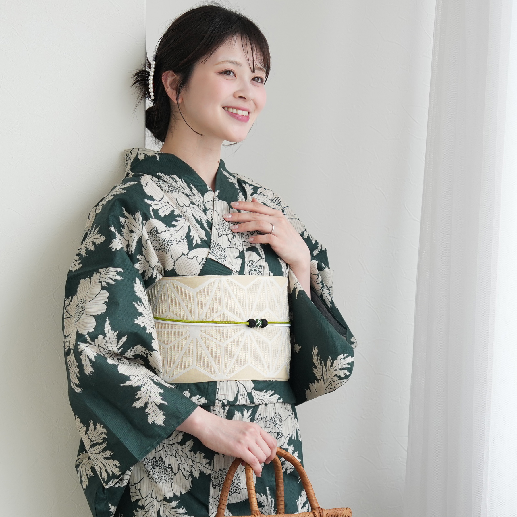 utatane 浴衣 セット レディース Sサイズ 浴衣3点セット 浴衣/帯/下駄