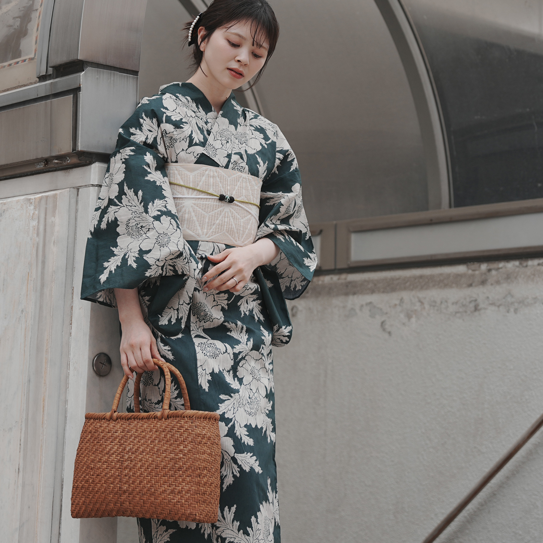 utatane 浴衣 セット レディース Sサイズ 浴衣3点セット 浴衣/帯/下駄