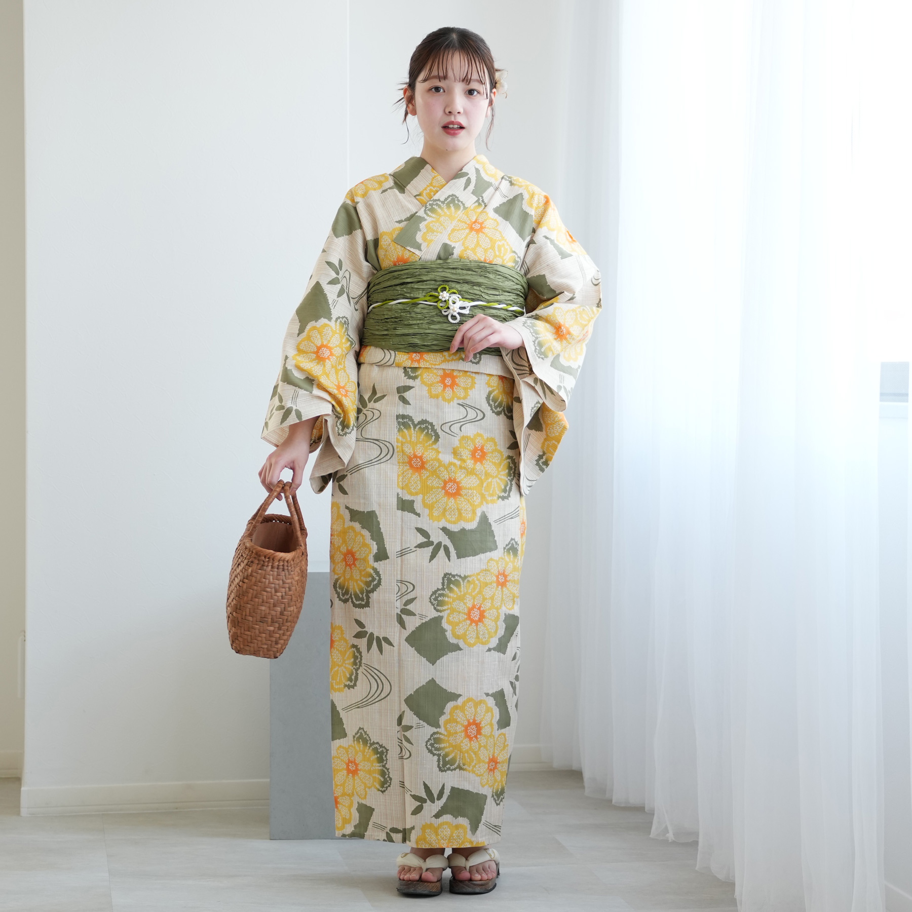 utatane 浴衣 レディース セット utatane×注染工房 浴衣3点セット 先