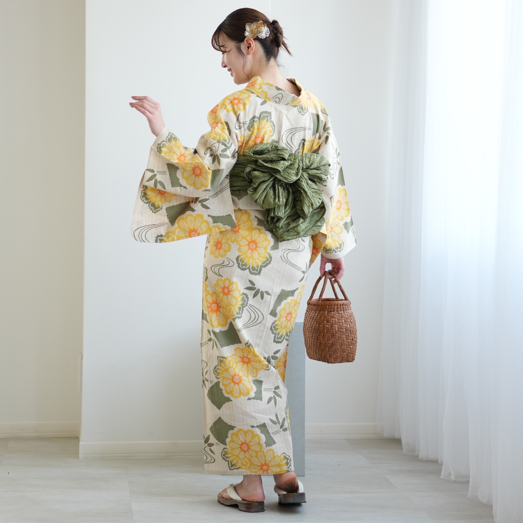 utatane 浴衣 レディース セット utatane×注染工房 浴衣3点セット 先