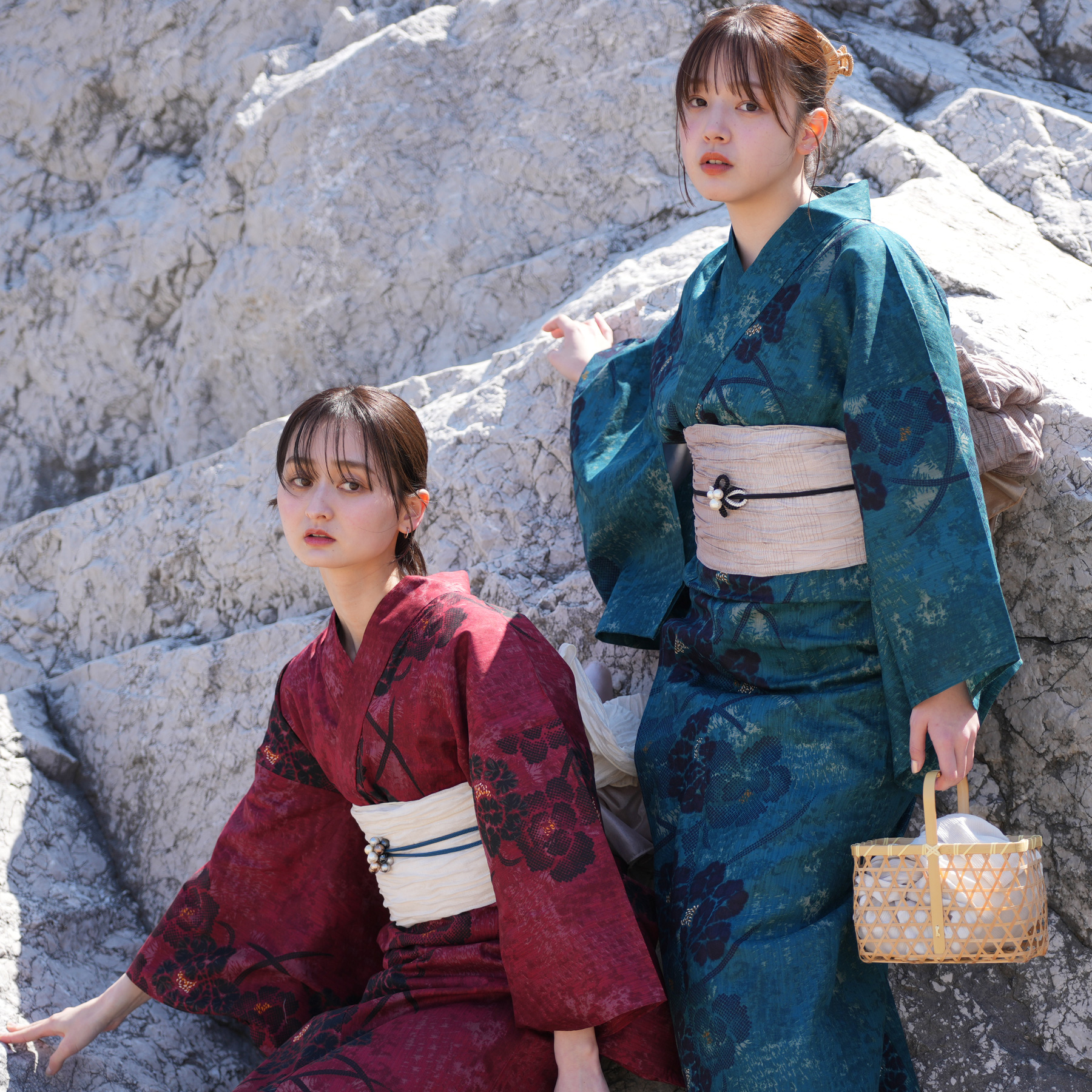 utatane 浴衣 レディース セット 高級変わり織 浴衣3点セット