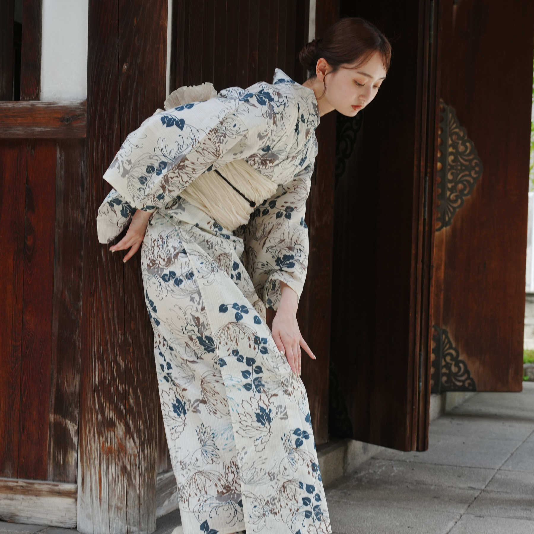 utatane 浴衣 セット レディース フリーサイズ 3点セット（浴衣/帯