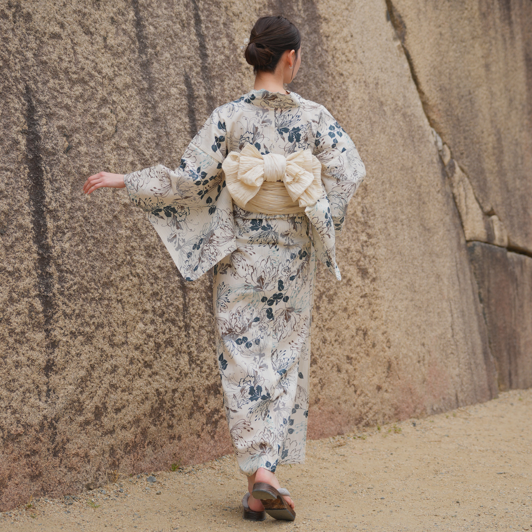 utatane 浴衣 セット レディース フリーサイズ 3点セット（浴衣/帯