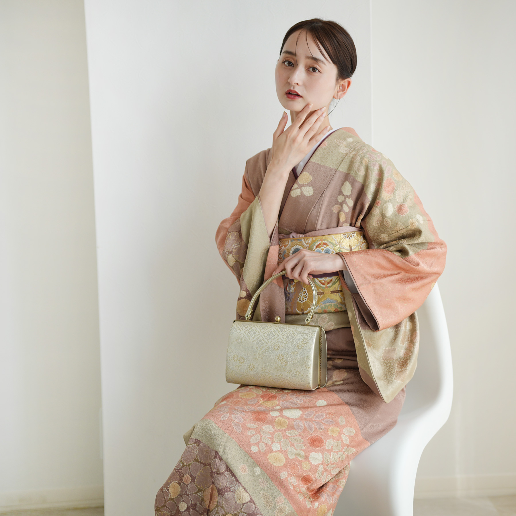 訪問着 レンタル おしゃれ 20点 フルセット 正絹 着物 七五三 結婚式