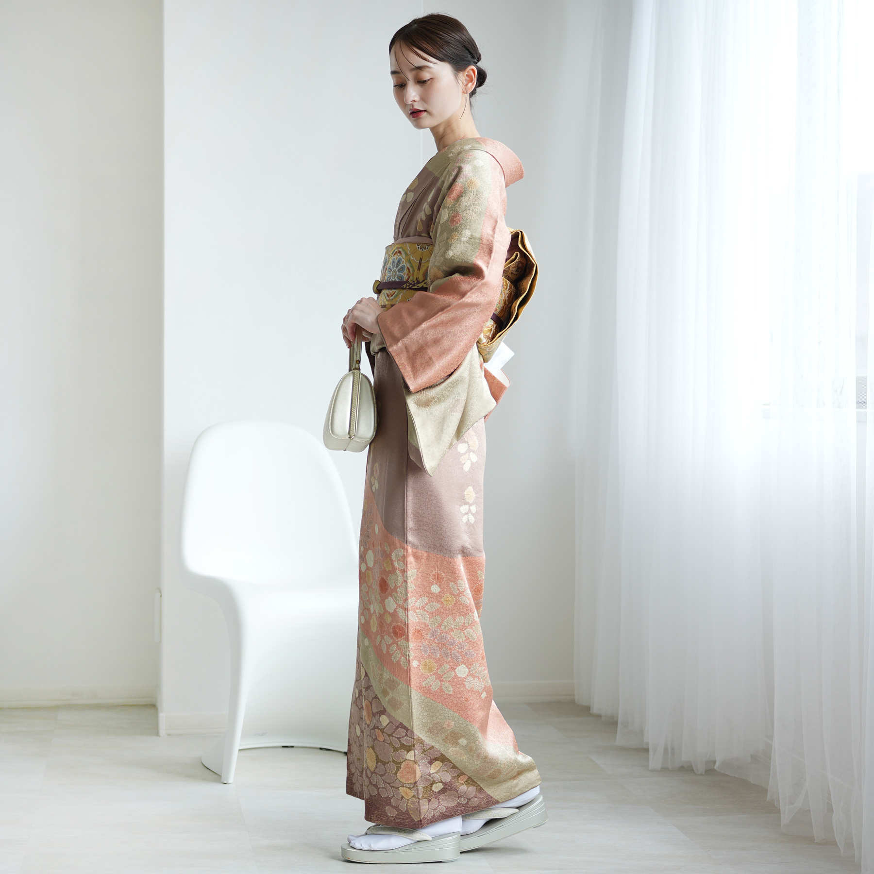 訪問着 レンタル おしゃれ 20点 フルセット 正絹 着物 七五三 結婚式