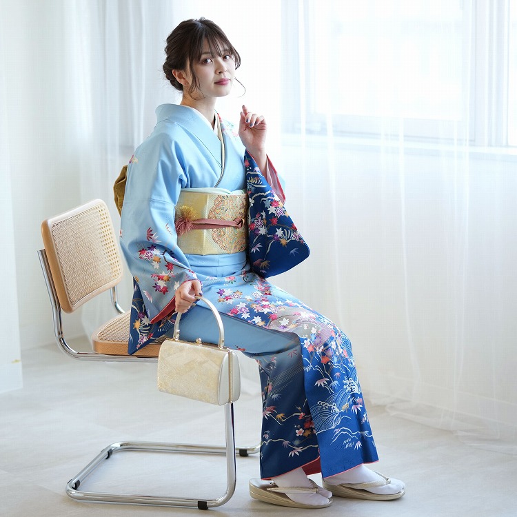 訪問着 レンタル おしゃれ 20点セット 花 卒業式 卒園式 入学式 入園式