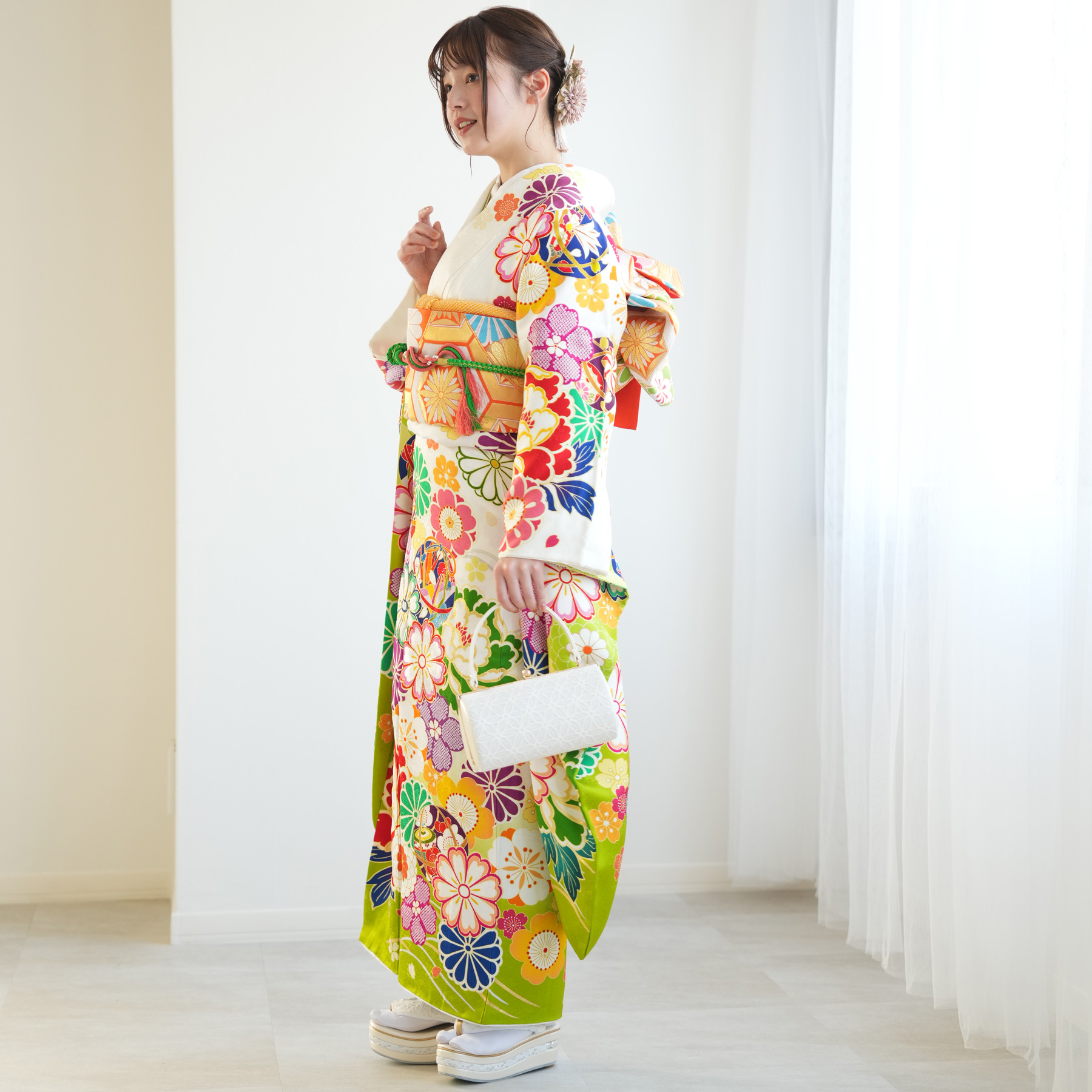 振袖 レンタル 成人式 21点セット レトロ 古典 結婚式 結納 前撮り