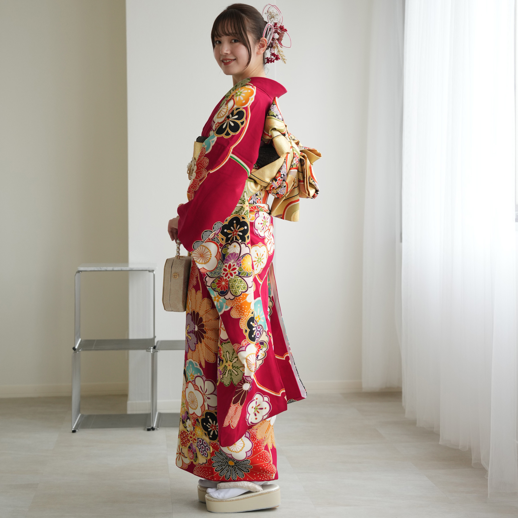 振袖 レンタル 成人式 21点セット レトロ 結婚式 結納 前撮り 成人式