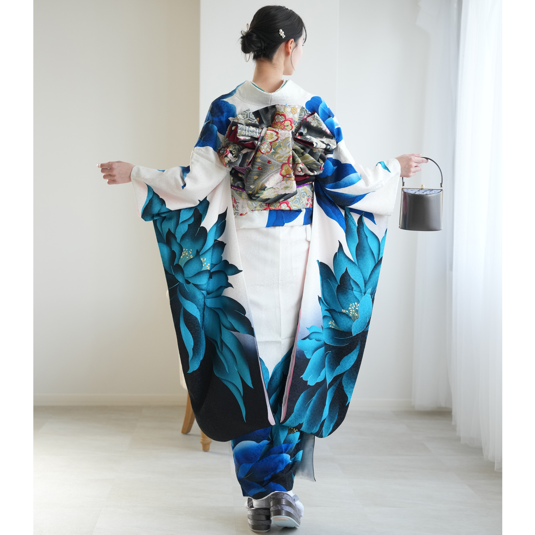 振袖 レンタル 成人式 レトロ 前撮り 二十歳 フルセット 振袖セット