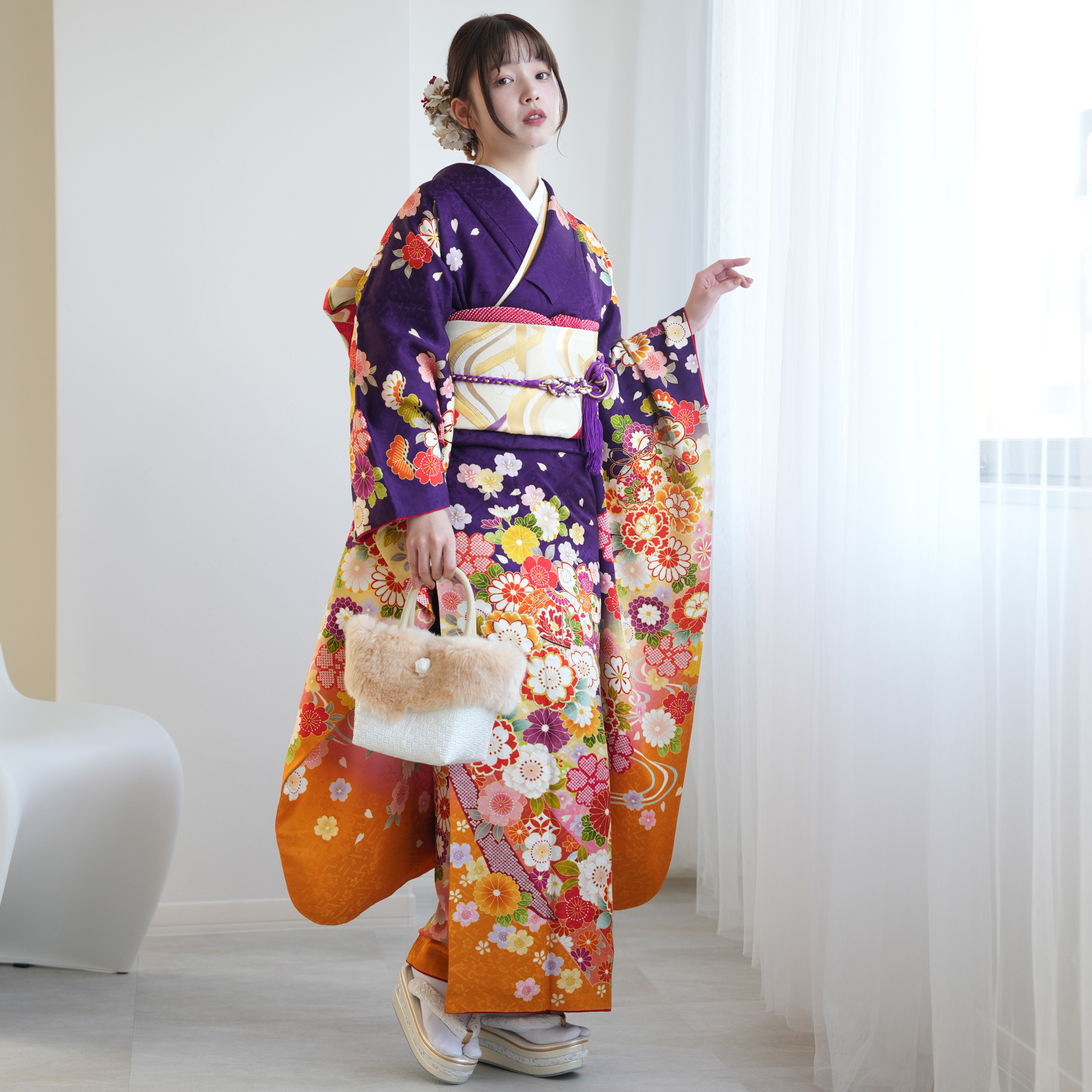 振袖 レンタル 成人式 21点セット レトロ 古典 結婚式 結納 前撮り