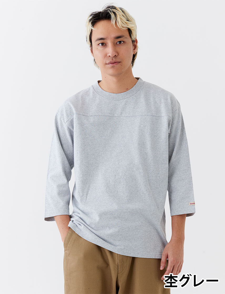 Goodwear（グッドウェア） 公式 7分袖T メンズ レディース 7.6オンス