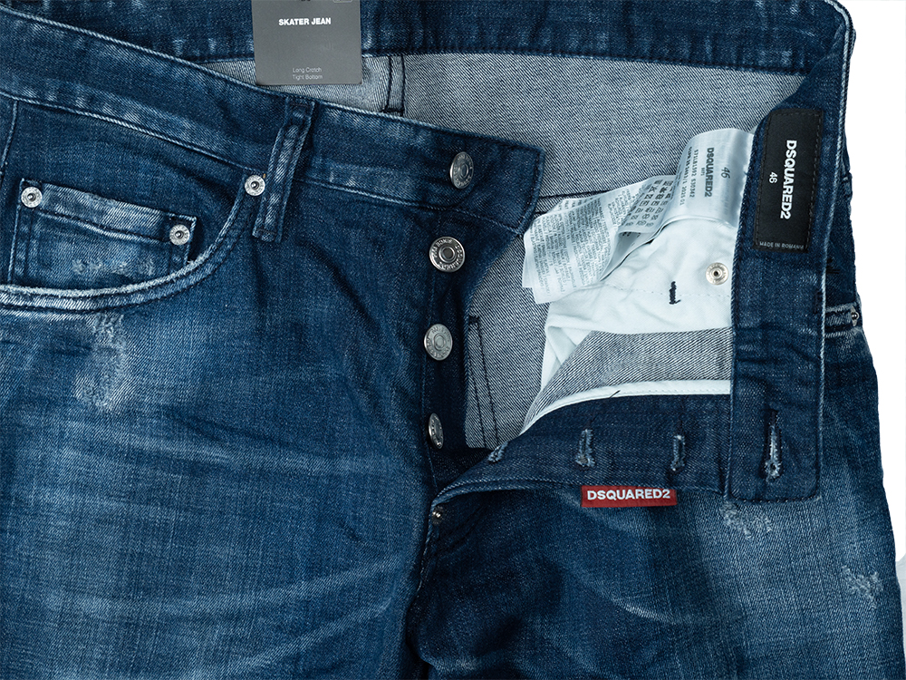 DSQUARED2（ディースクエアード） S71LB1592 SKATER JEAN メンズ