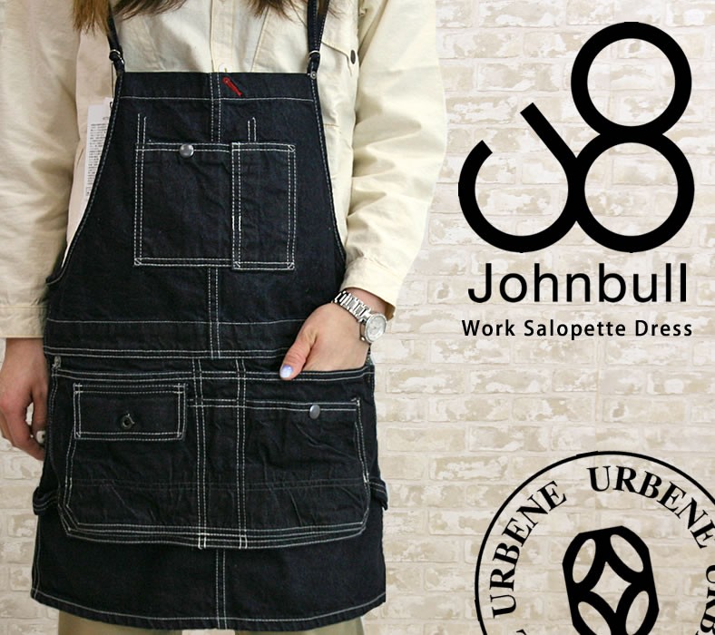 Johnbull（ジョンブル） ワークピナフォードレス サロペット デニム