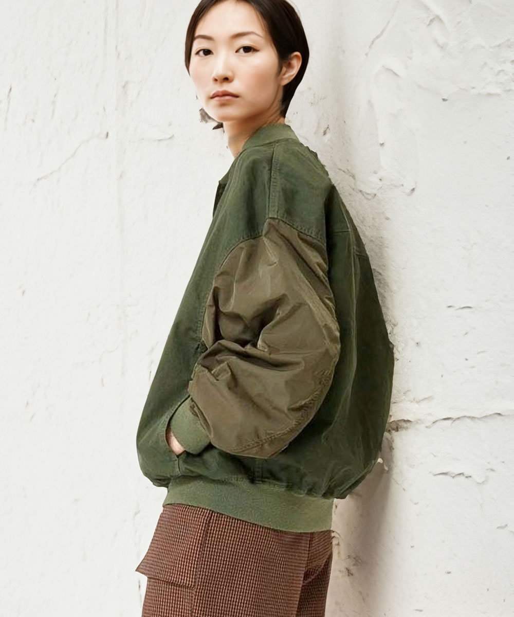 Johnbull（ジョンブル） レディース バックサテンクレリックMA-1