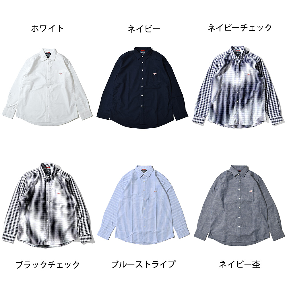 BALL シャツ メンズ オックス レギュラーカラー ギンガムチェック 綿