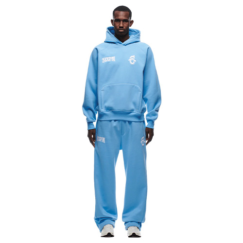 6PM x TRUE RELIGION ICONS OPEN LEG JOGGER スウェットパンツ 【SKY