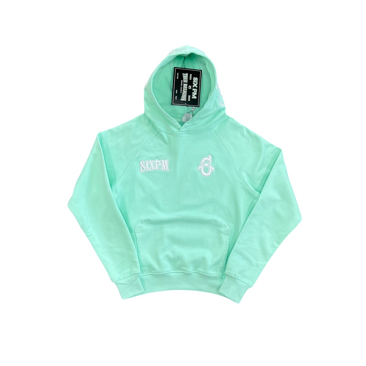 6PM x TRUE RELIGION ICONS HOODIE フーディー 【LIGHT MOSS