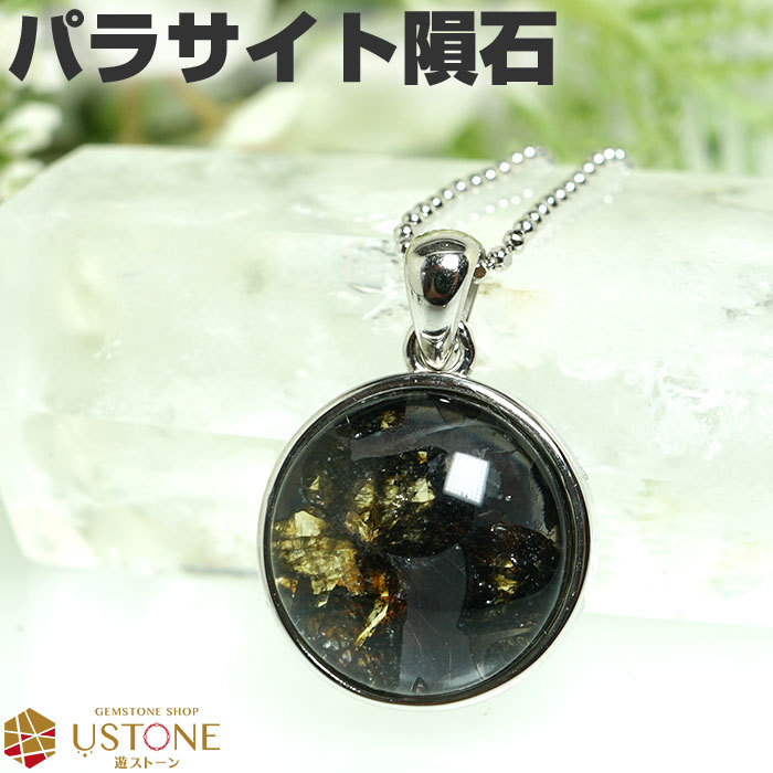 パラサイト 隕石 ペンダントトップ ケニア産 16mm 天然石