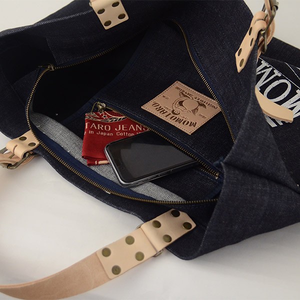 13.5oz 桃太郎ジーンズ 岡山 デニム トートバッグ ジーンズ 鞄