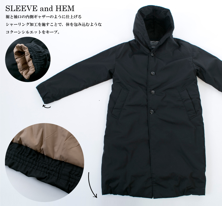 LOFTLABO ロフトラボ WIISフーデットロングダウンコート TL15FJK04