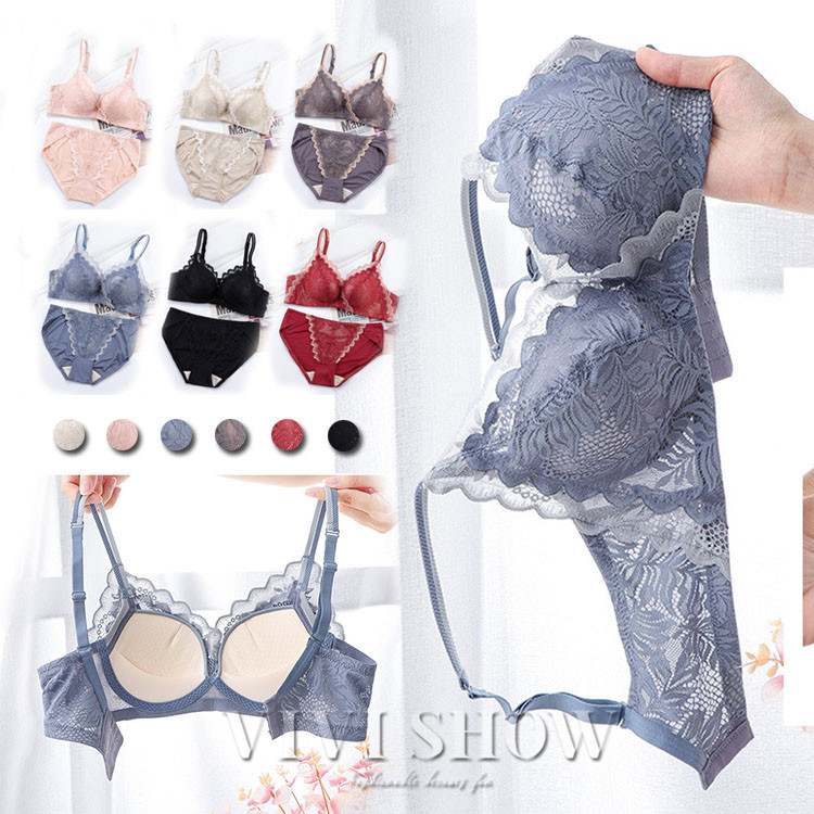 ノンワイヤー ブラジャー ショーツ セット ブラトップ ベアトップ