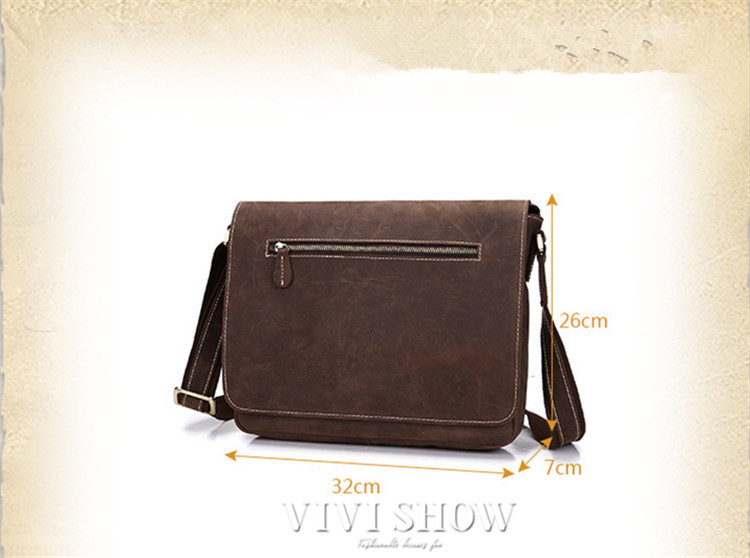 本革 メンズ ショルダーバッグ A4 斜めがけ メッセンジャーバッグ 厚手