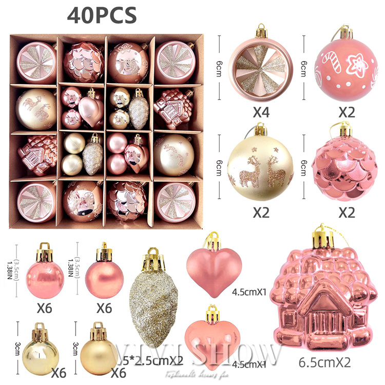 オーナメント クリスマスボールセット おしゃれ クリスマスツリー 飾り