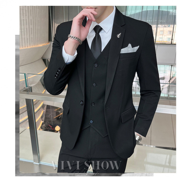 3ピーススーツ セットアップ メンズスーツ タキシードスーツ 二次会