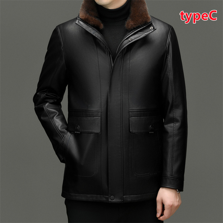 新品SALE ラム革 シープスキン コート メンズ 男性 通勤 ビジネス