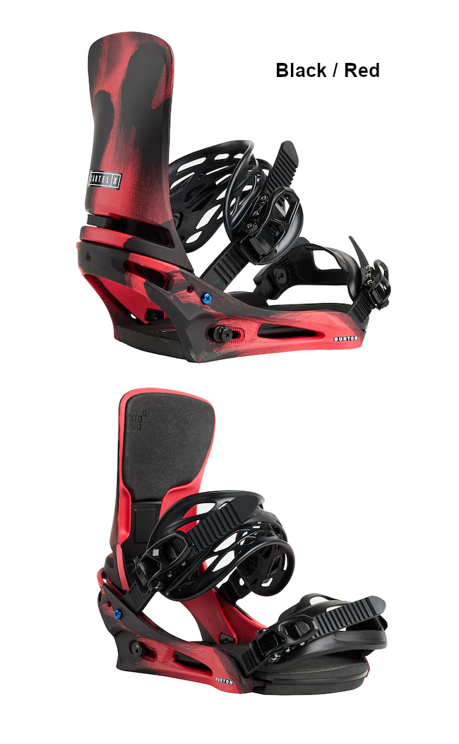BURTON スノーボード ビンディング（色：レッド系）｜スノーボード