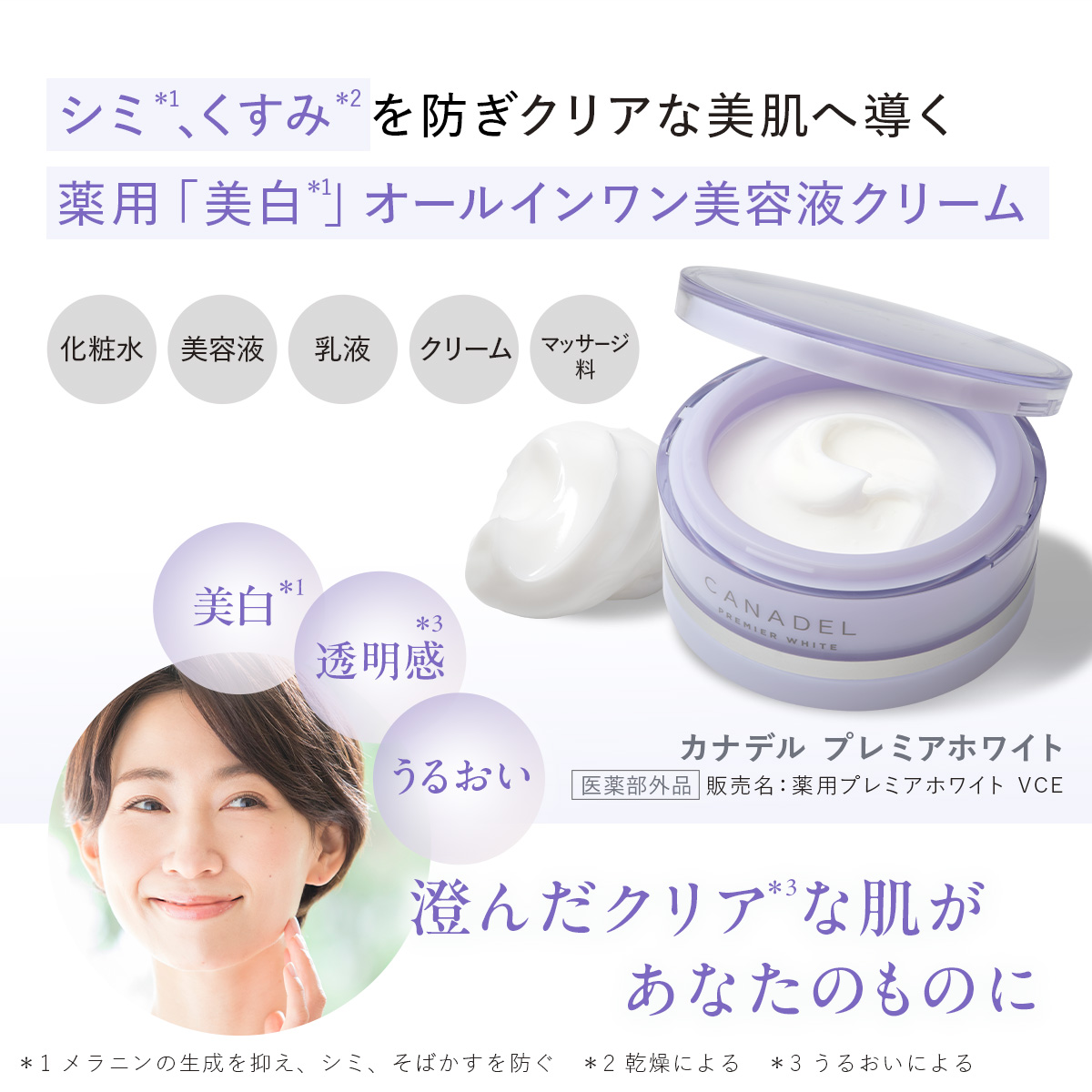 CANADEL 【医薬部外品 シミ予防・くすみ悩み】 プレミアホワイト