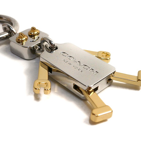 COACH（コーチ） 国内発送 キーホルダー 小物 メタル ロボット