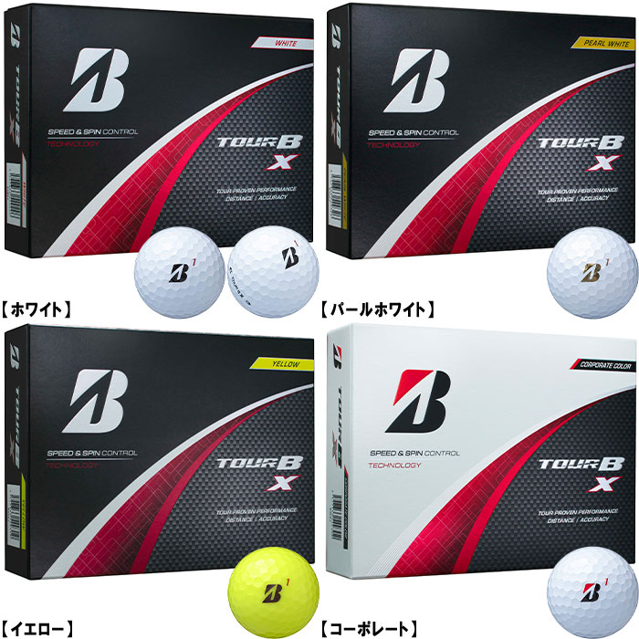 TOUR B ブリヂストン ゴルフ ゴルフボール NEW X／TOUR XS 1ダース