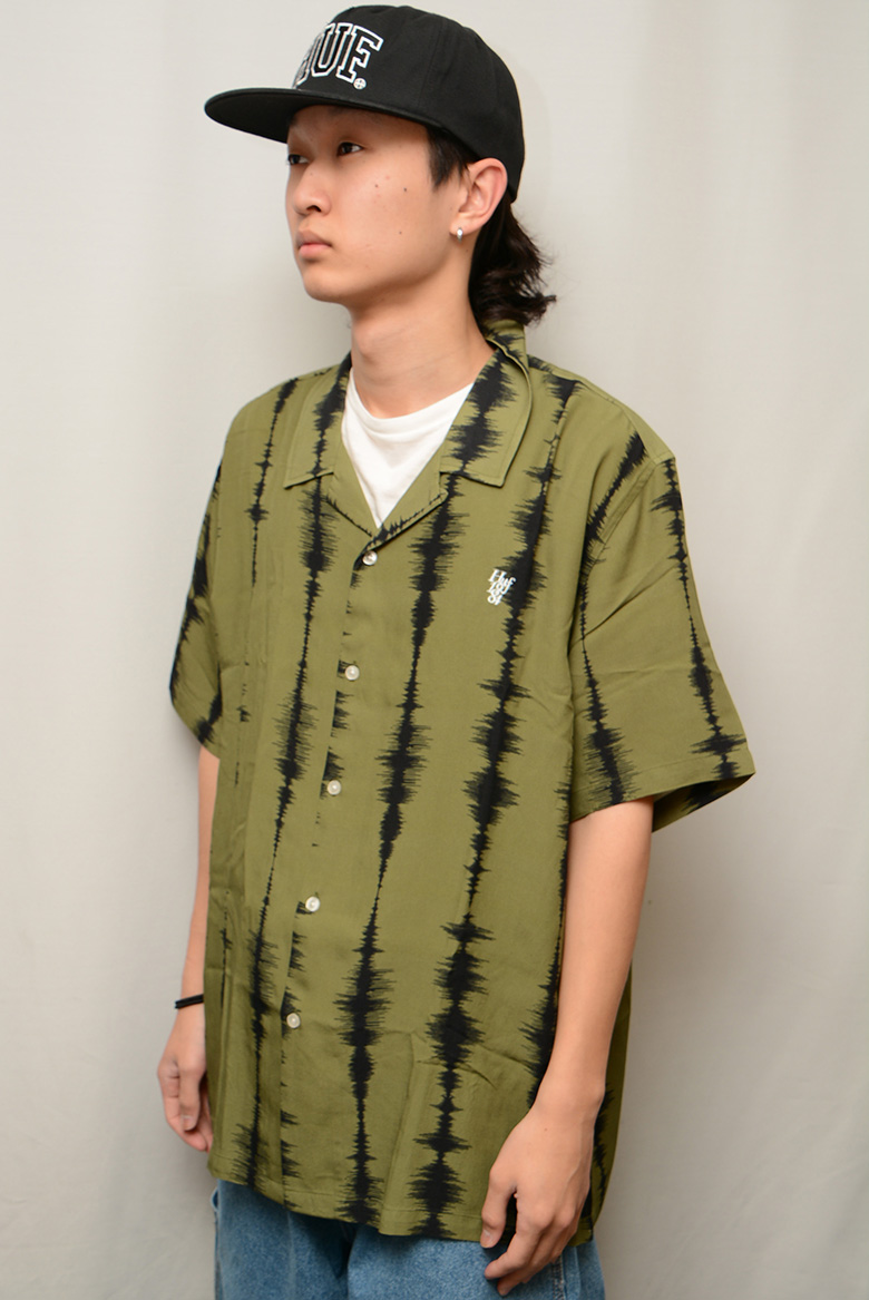 HUF（ハフ） シャツ HUF SEISMOGRAM S/S RESORT SHIRT リゾートシャツ