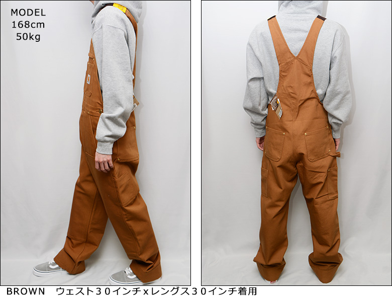 Carhartt（カーハート） CARHARTT DUCK UNLINED BIB OVERALLS