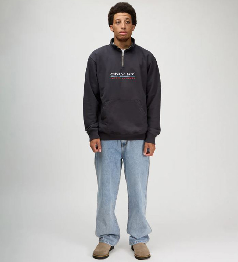 ONLY NY（オンリーニューヨーク） ハーフジップ ONLY NY SLAB QUARTER