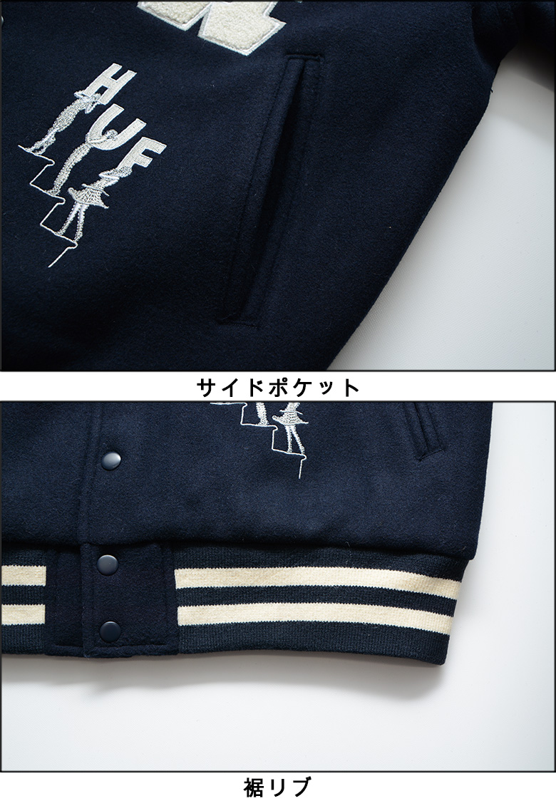 HUF（ハフ） ジャケット HUF 20 YEAR CLASSIC H VARSITY JACKET
