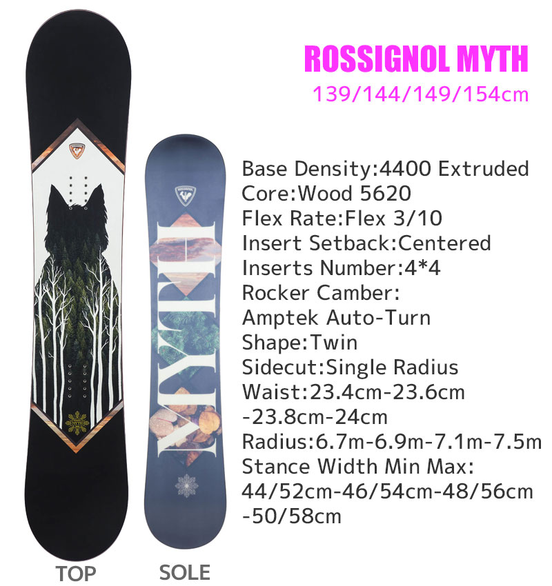 ROSSIGNOL（ロシニョール） スノーボード レディース 23-24 MYTH