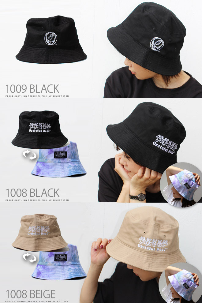 Grateful Dead】【HAT】グレイトフルデッド バケットハット スカル