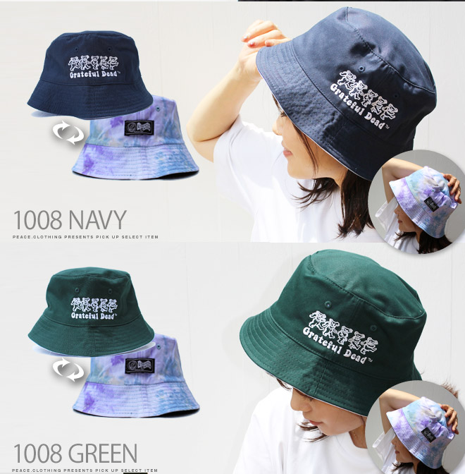 Grateful Dead】【HAT】グレイトフルデッド バケットハット スカル