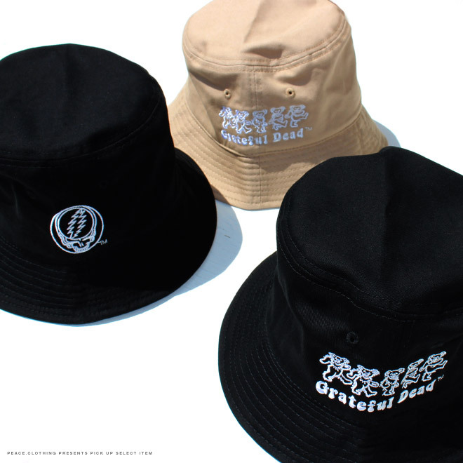 Grateful Dead】【HAT】グレイトフルデッド バケットハット スカル