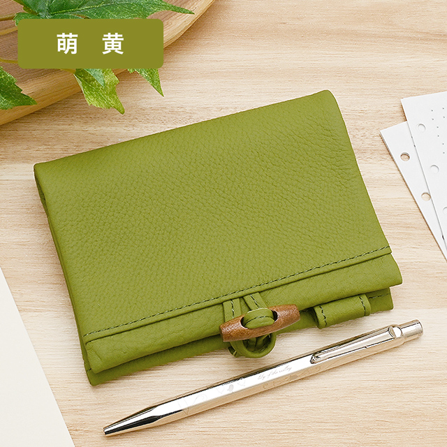 ASHFORD（アシュフォード） システム手帳 M6 抹茶 牛革 MINI6 13mm